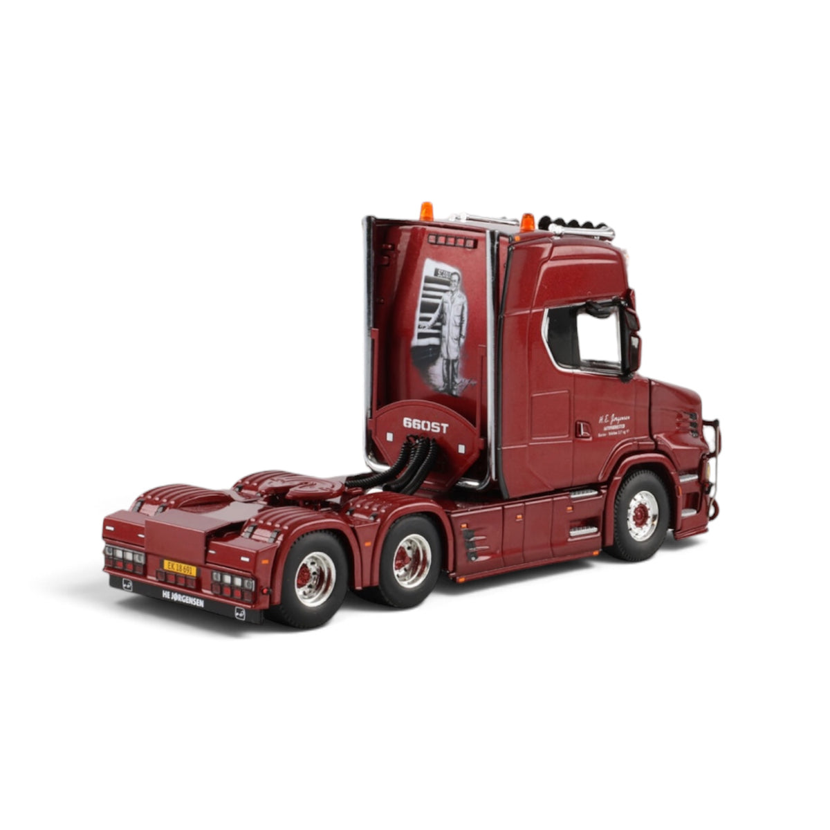 WSI HE Jørgensen A/S Vlastuin S Torpedo Highline Facelift 6x2 Tag Axle rear view