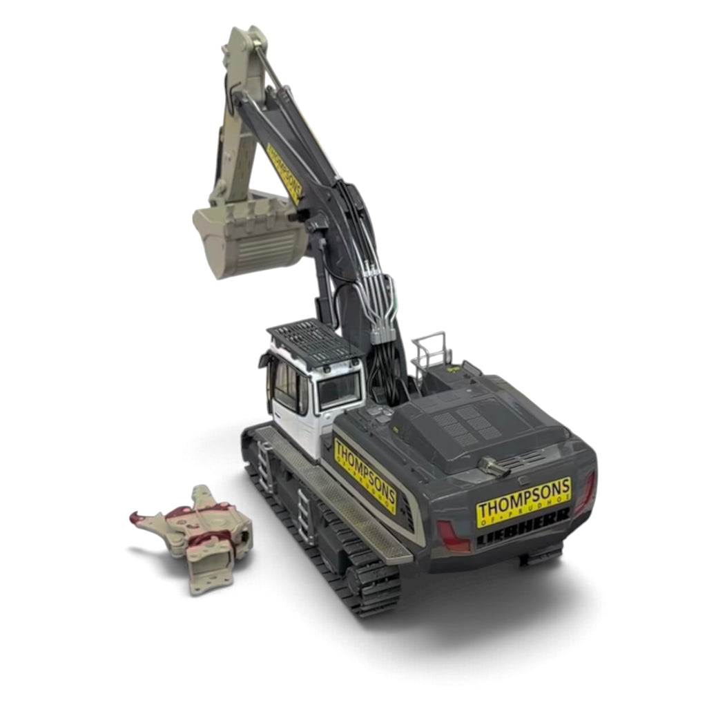 WSI Liebherr R 970 SME Crawler Excavator and Demolition Shear Thompsons of Prudhoe