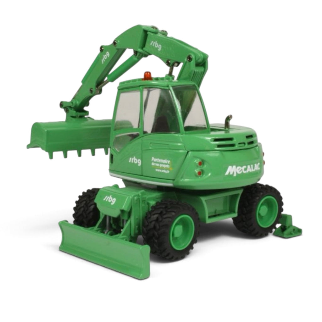 Conrad Mecalac 714MW Wheeled Excavator SRBG 1:50 Scale Model rear view