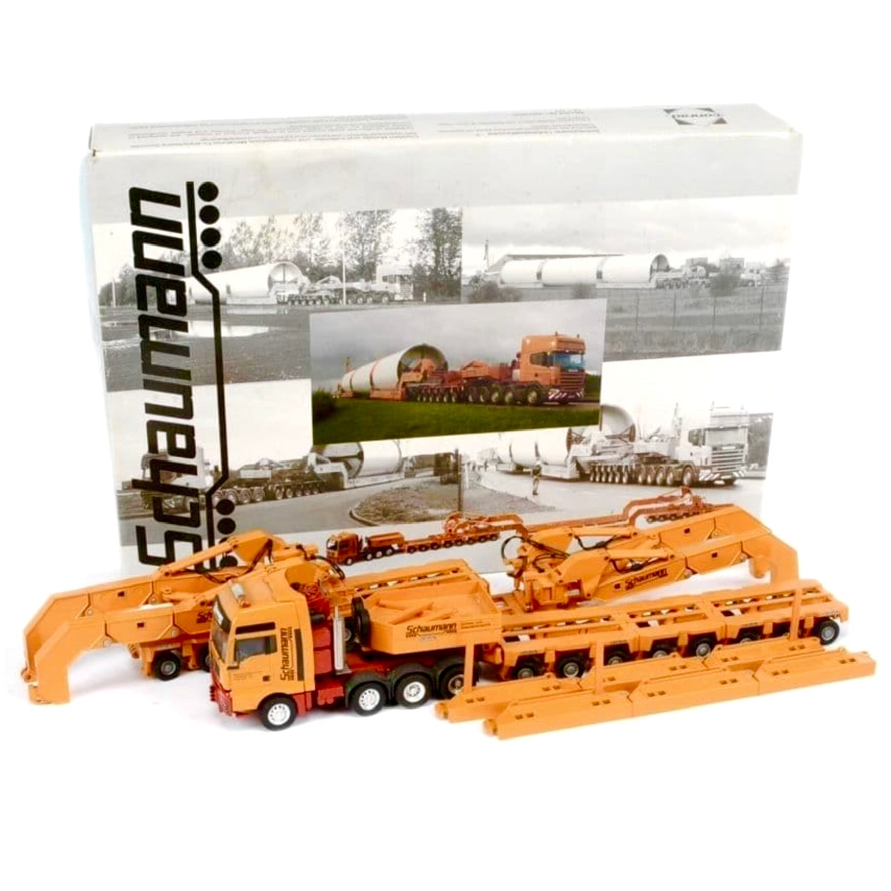 Conrad MAN TGA SLT 8x4 with Goldhofer 16-axle Girder Trailer Set Schaumann